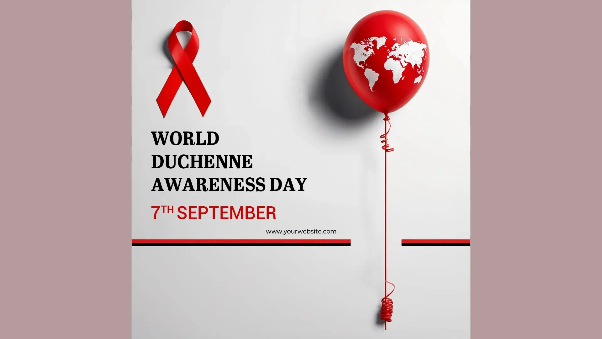 Elegant World Duchenne Awareness Day Instagram Post image